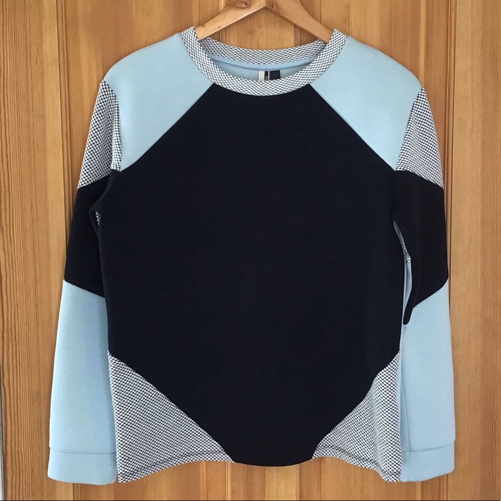 NWOT Topshop Colorblock Top